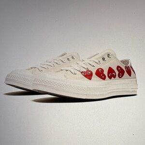 Converse x Comme Des Garçons Multi Heart Low Top Sneakers 6